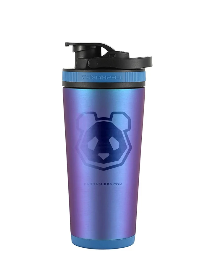 26 oz Stainless Steel Insulated Ice Shaker - Panda Logo - Image 12