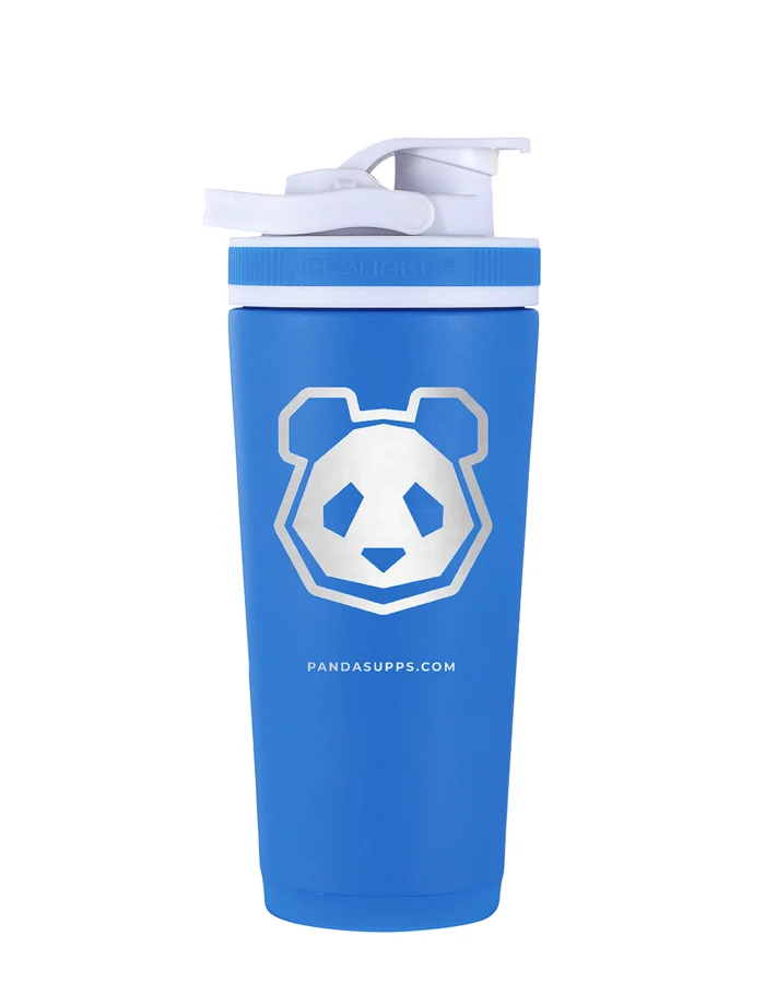 26 oz Stainless Steel Insulated Ice Shaker - Panda Logo - Image 3