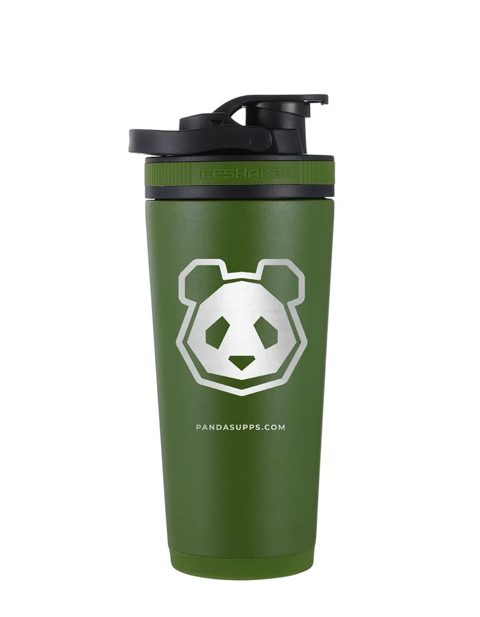 26 oz Stainless Steel Insulated Ice Shaker - Panda Logo - Image 4