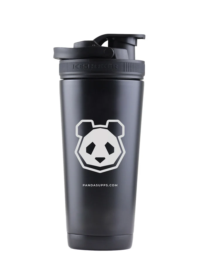 26 oz Stainless Steel Insulated Ice Shaker - Panda Logo - Image 6