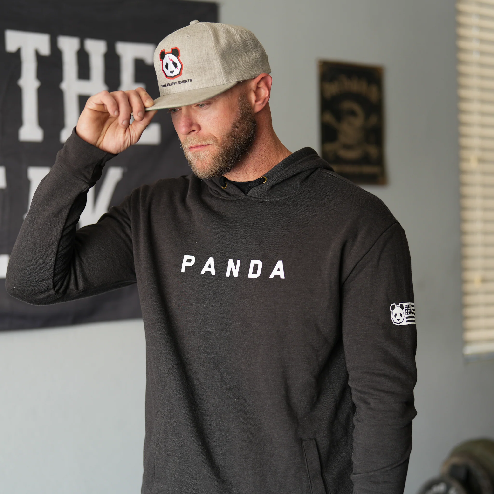 ALL NEW Unisex Hoodie (PANDA Minimalist Sweatshirt) - Image 3