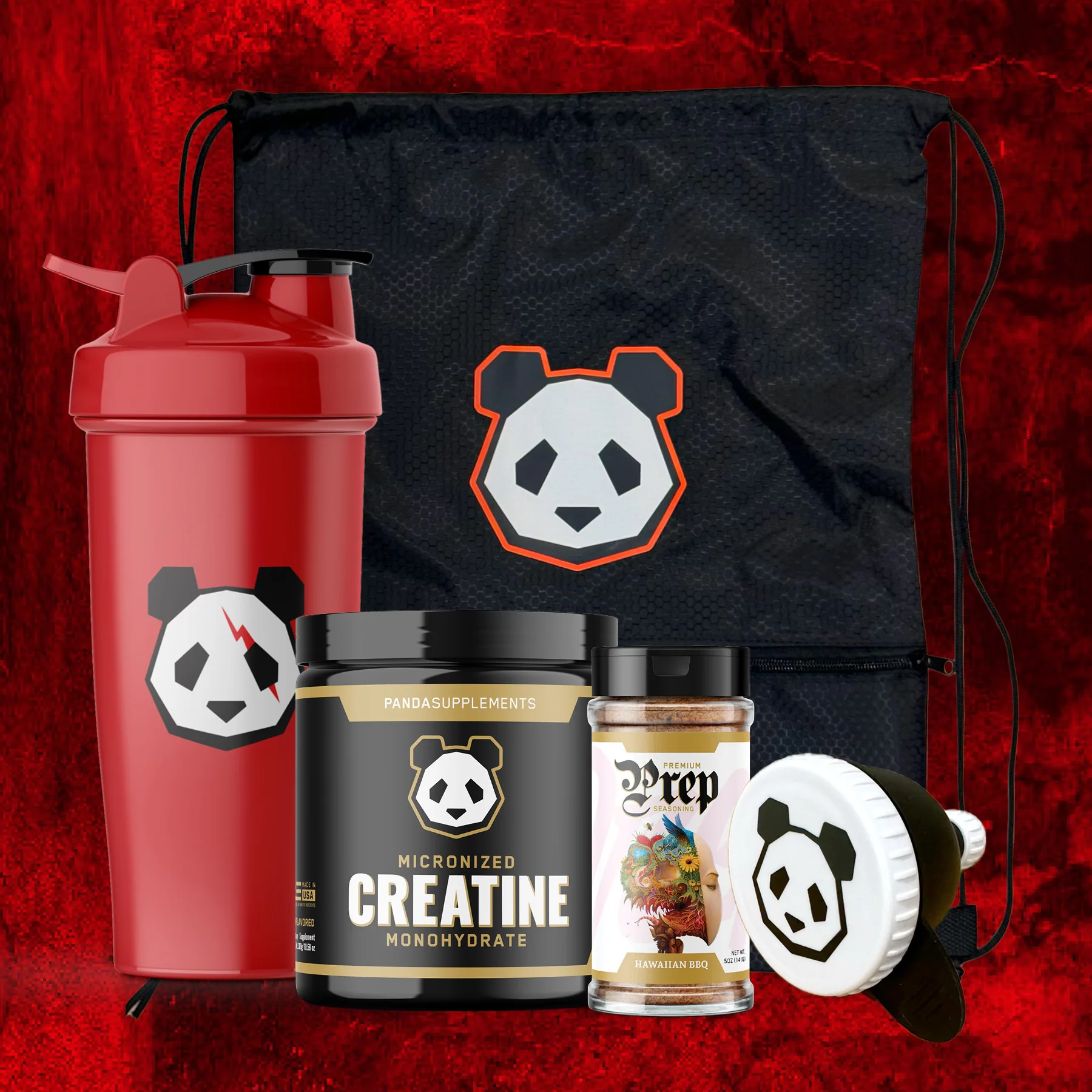 Black Friday BUNDLE (Drawstring, Shaker, Funnel & Seasoning & Creatine)