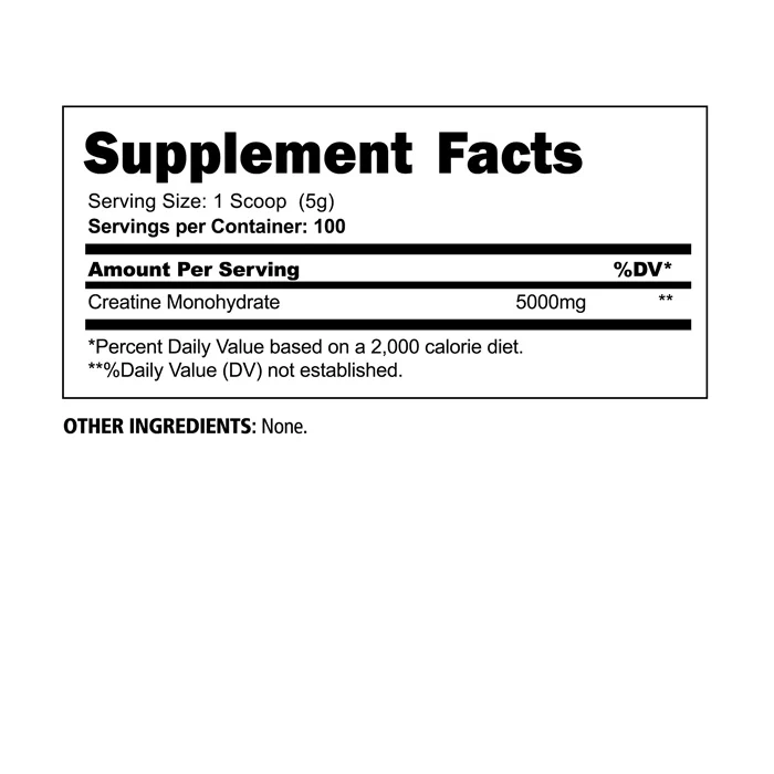 Creatine Monohydrate (500 G) 100 Serving - Image 4