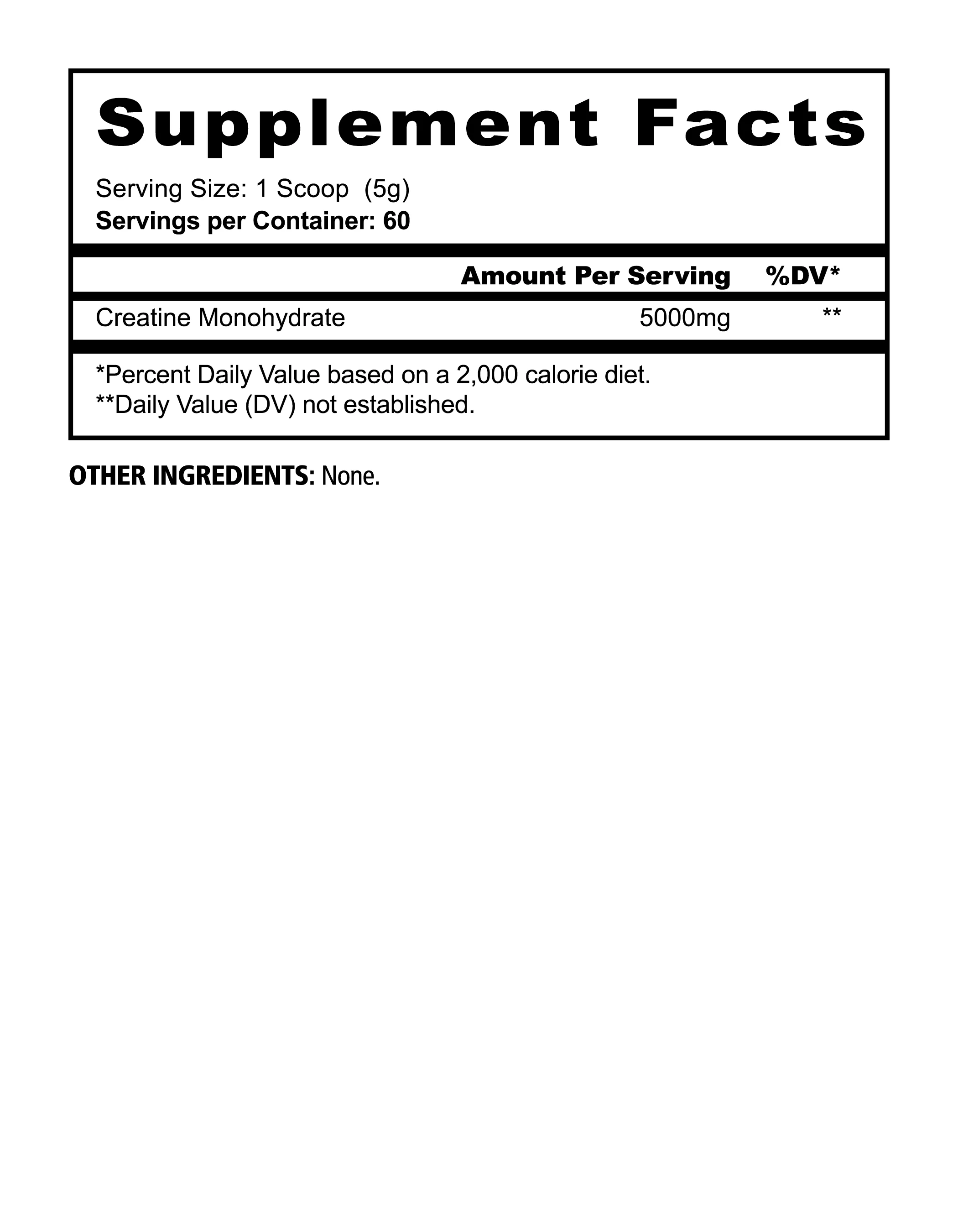 Creatine Monohydrate (300 G) 60 Serving - Image 5