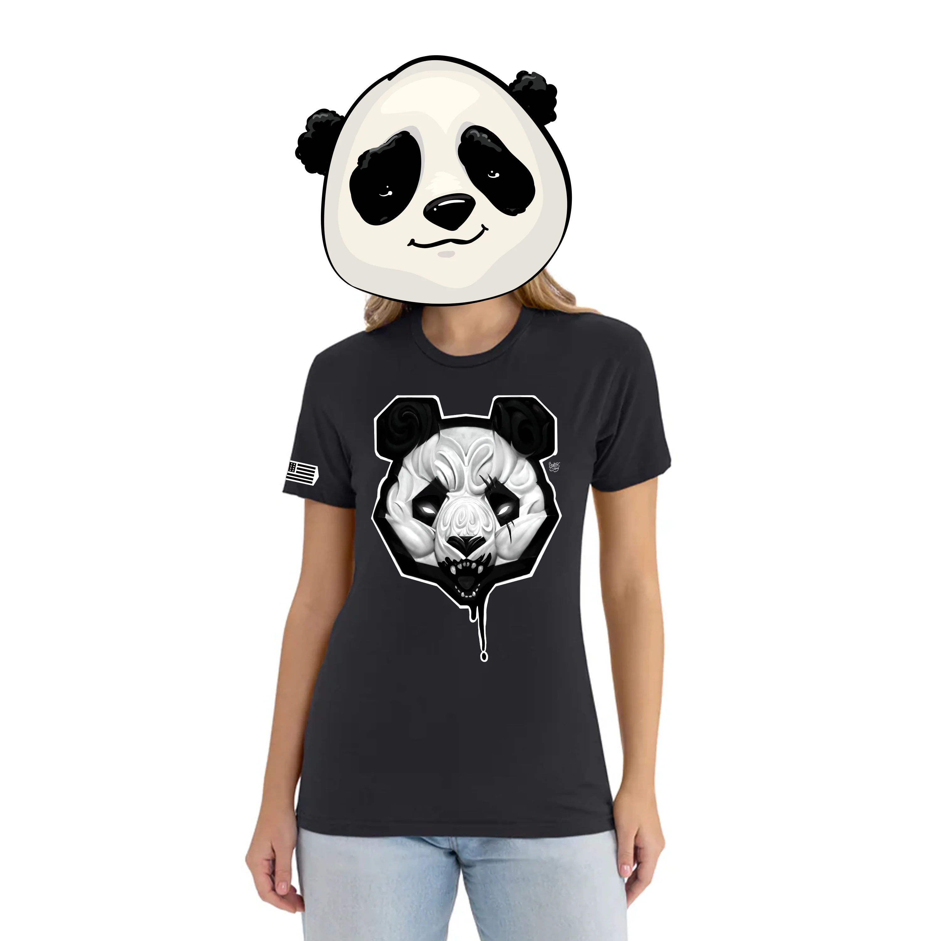 Limited Edition Scary Panda Head - Image 9
