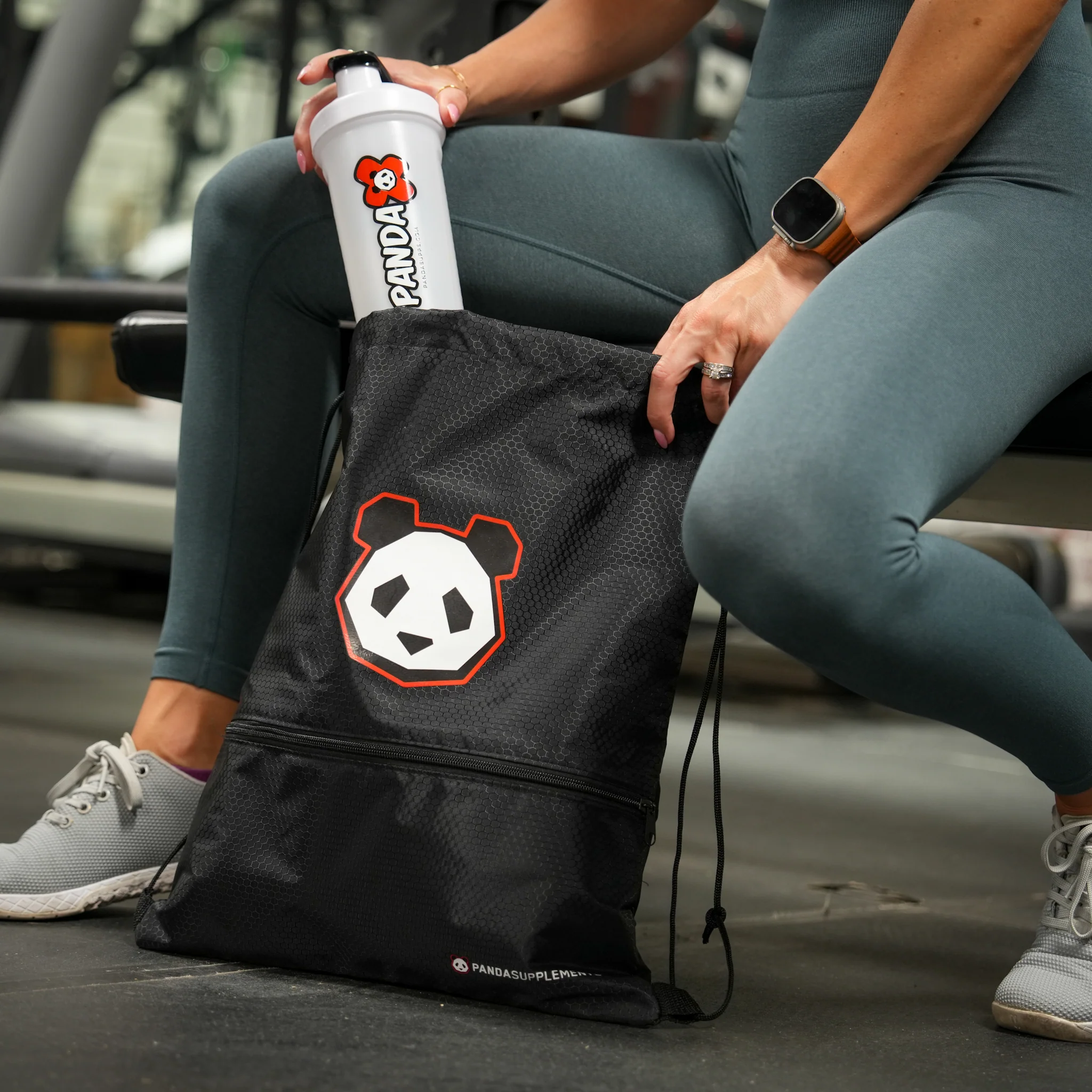 Panda Drawstring Bags - Image 4