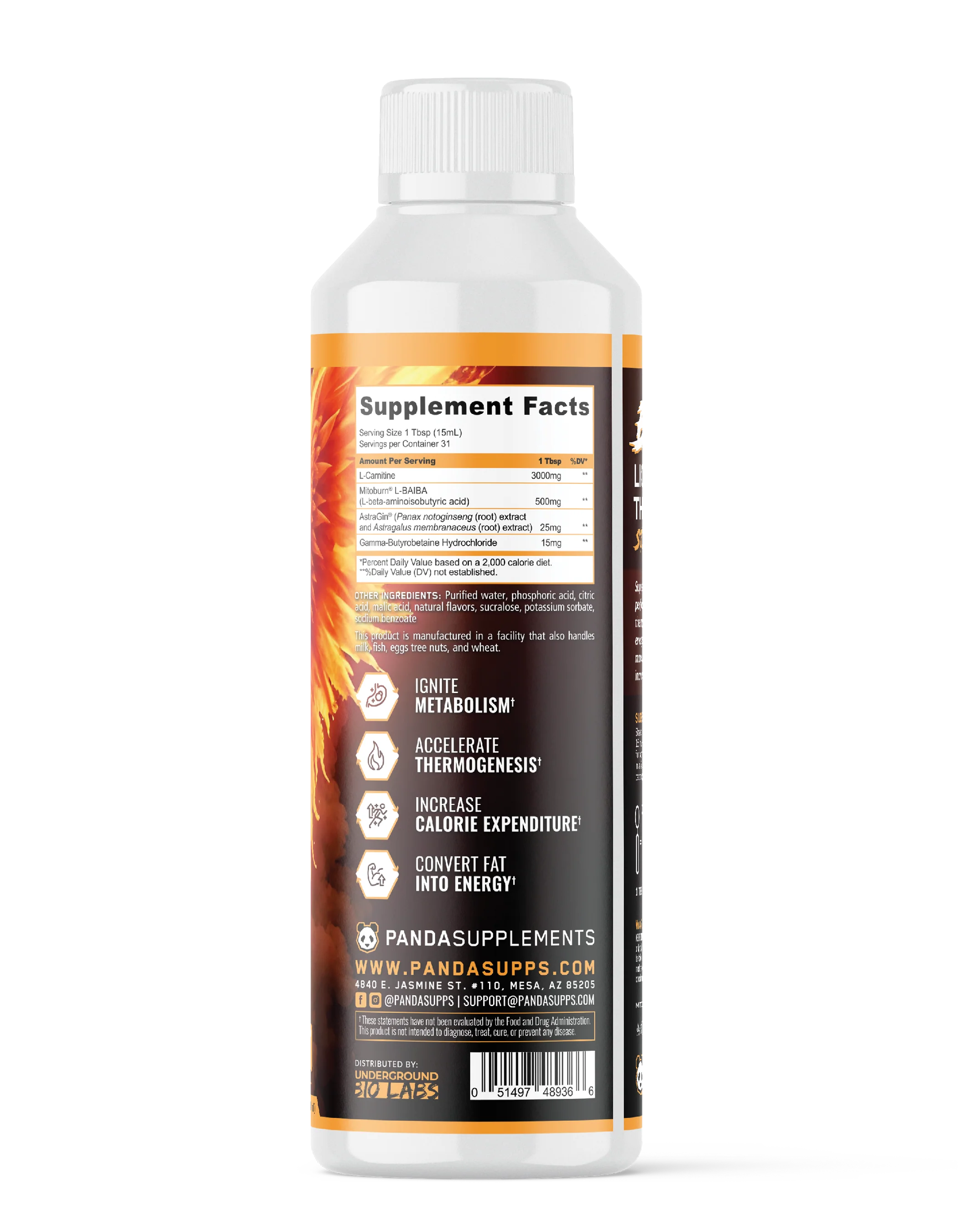 BURN Stim-Free Liquid Thermogenic - Image 11