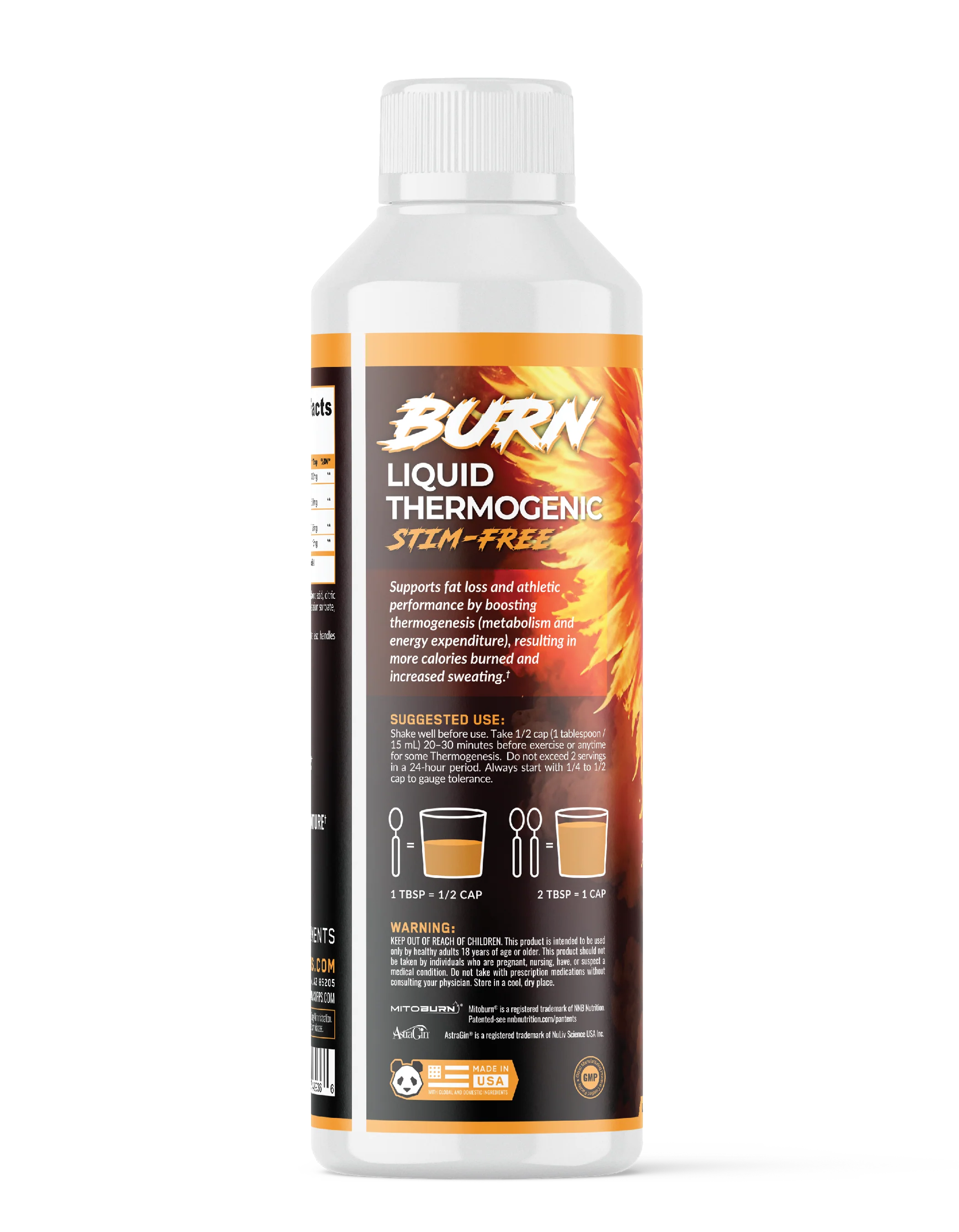 BURN Stim-Free Liquid Thermogenic - Image 12