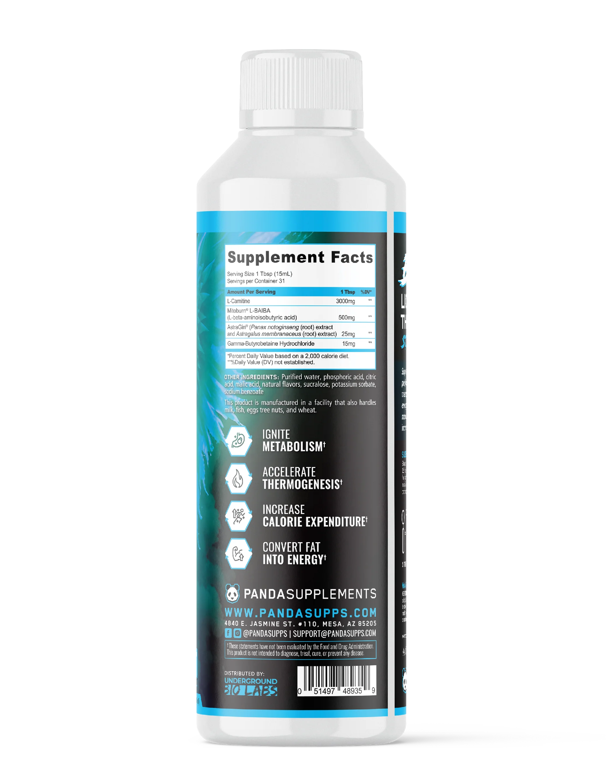 BURN Stim-Free Liquid Thermogenic - Image 7