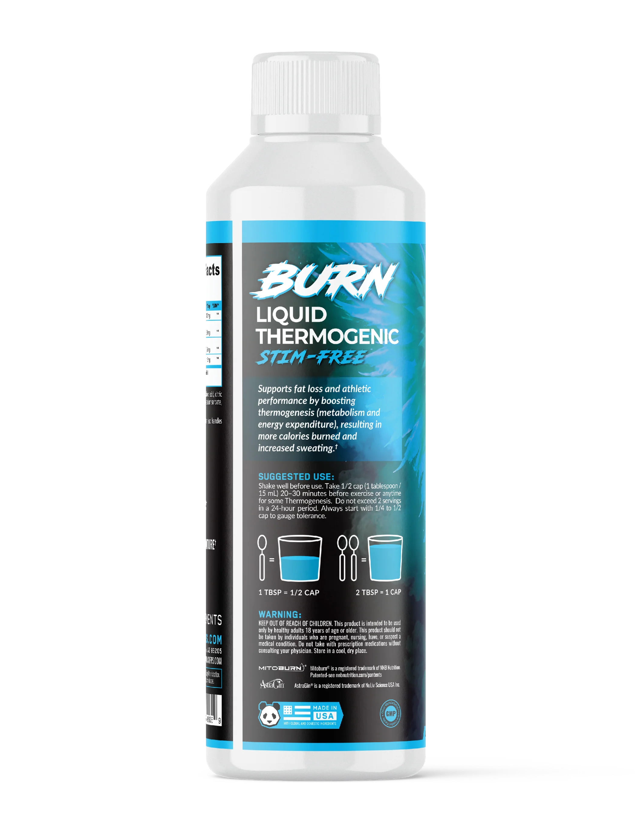 BURN Stim-Free Liquid Thermogenic - Image 8