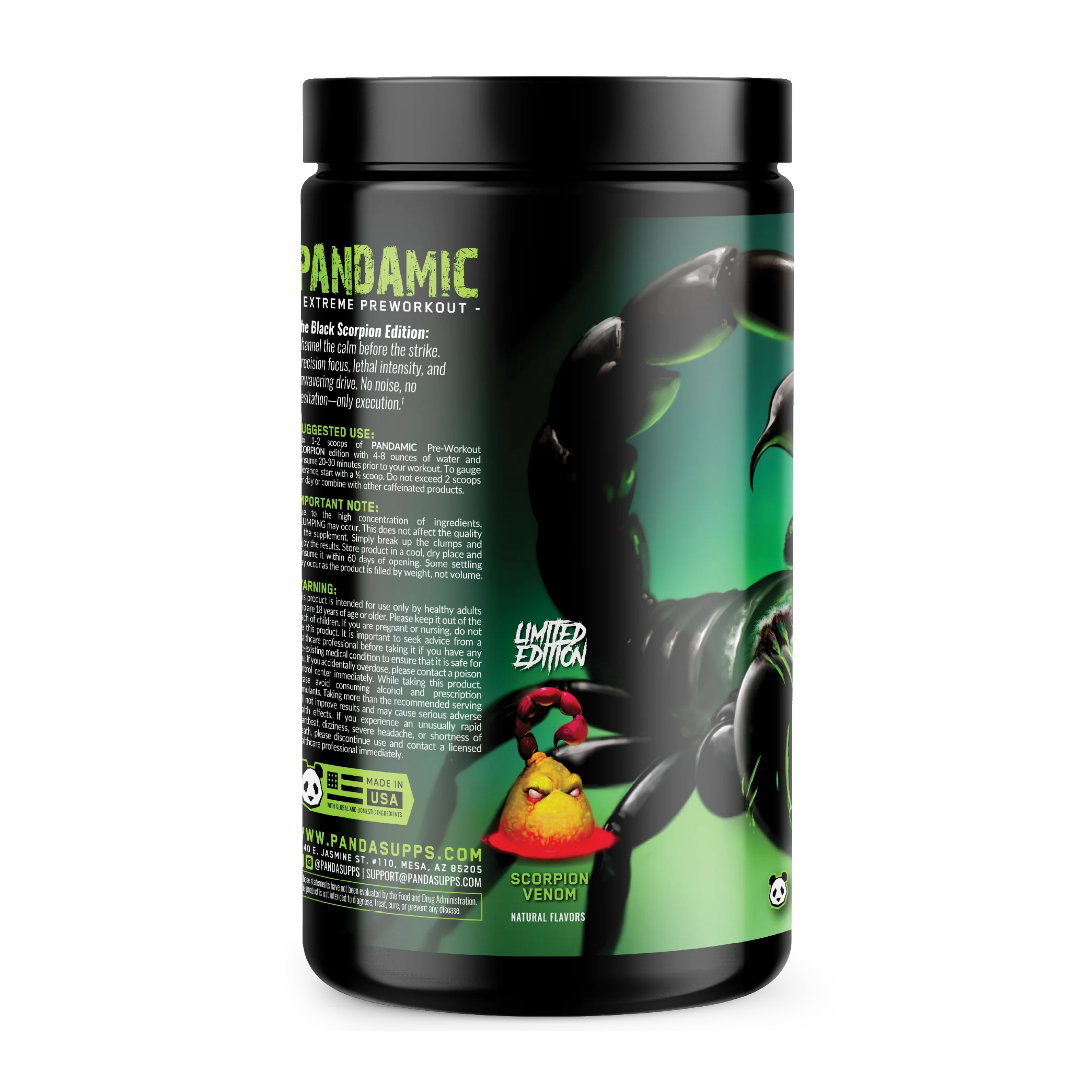 PANDAMIC - Special Edition Extreme Pre-Workout (SCORPION VENOM) - Image 3
