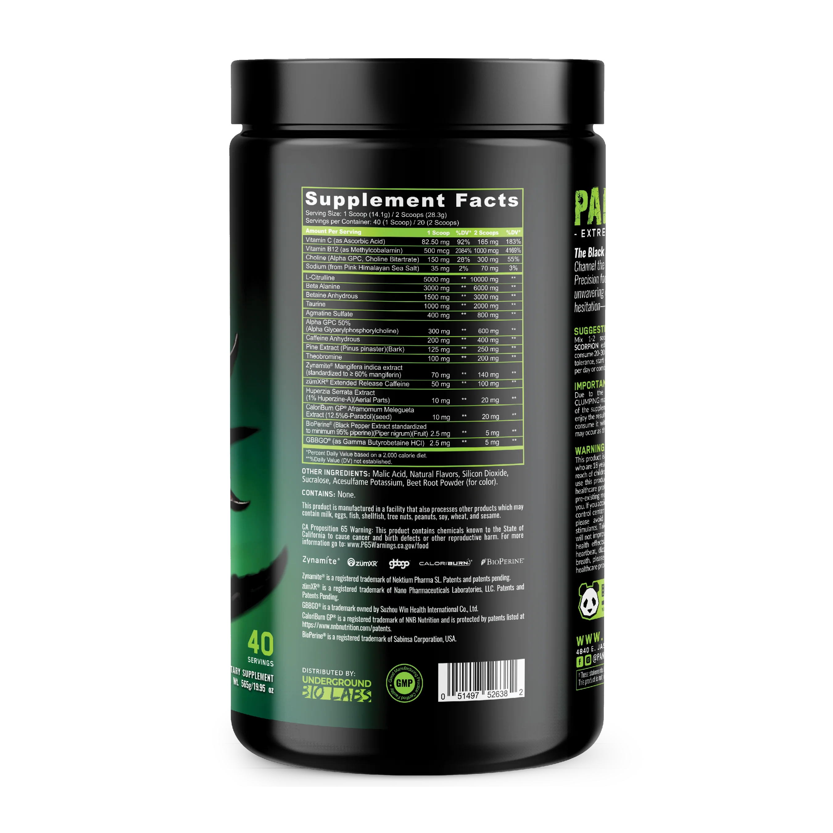 PANDAMIC - Special Edition Extreme Pre-Workout (SCORPION VENOM) - Image 5
