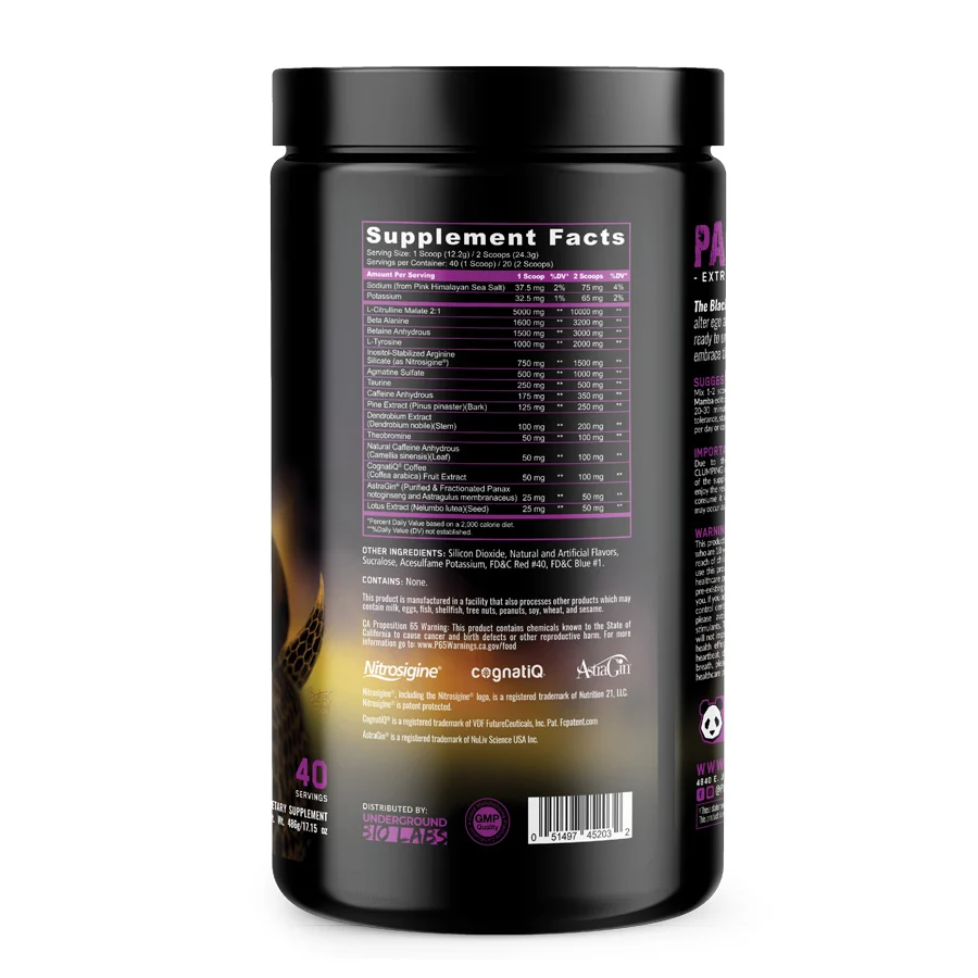 PANDAMIC - Special Edition Pre Workout (Grape Bubble Gum Flavor) - Image 3