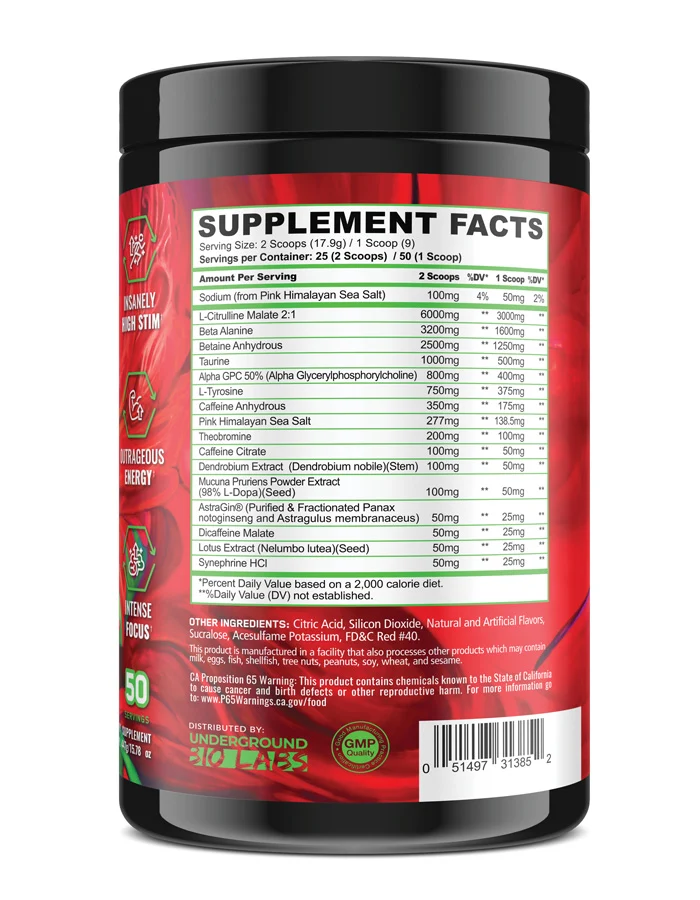 RAMPAGE - EXTREME PRE-WORKOUT - Image 3
