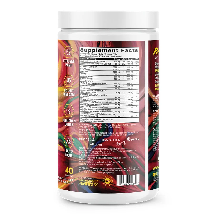 RAMPAGE - Limited CHAOS Edition Pre-Workout - Image 3