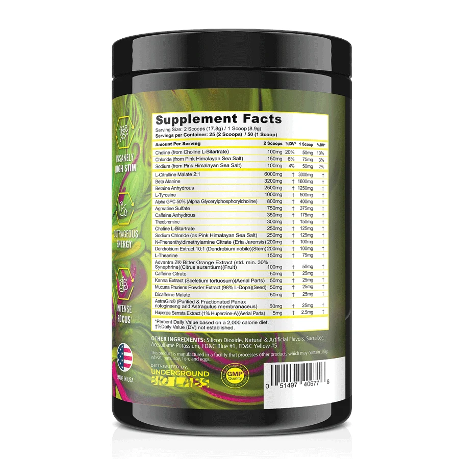RAMPAGE - Limited Edition Pre Workout (Goblin Juice) Limited Edition Flavor & Formula - Image 3