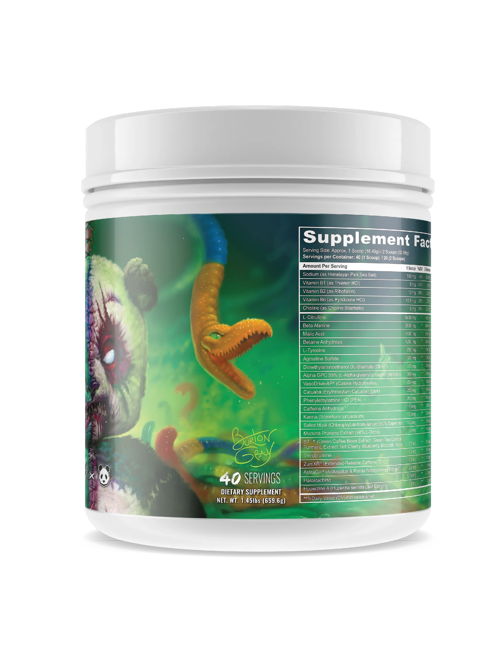 PANDA vs Black Magic - SAVAGE Pre Workout (Sour Gummy Candy) - Image 5