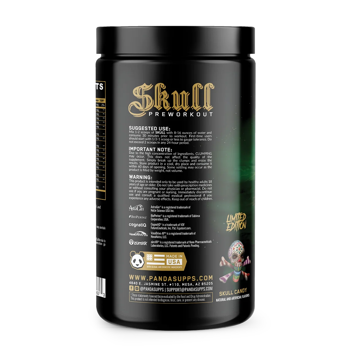 Skull - Limited Edition Pre-Workout (Skull Candy) - Image 5